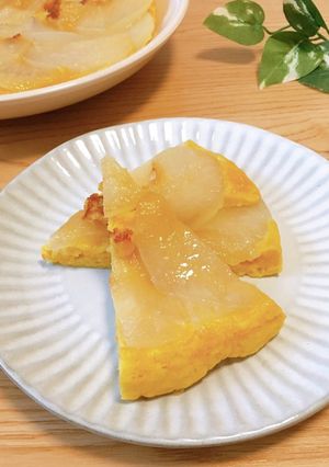 フライパンで☆梨とにんじんのタルトタタン-レシピのメイン写真