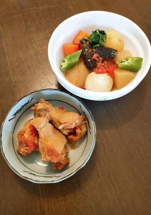 お肉熱！お野菜冷たっ！トマト味和風ポトフ-レシピのメイン写真