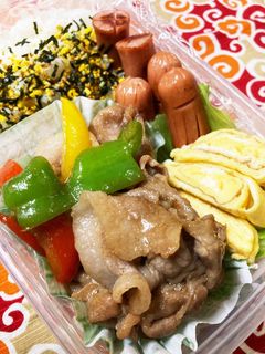 2022/8/29 焼肉弁当-レシピのメイン写真