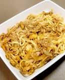 ゼスプリキウイで豚肉柔らか、焼うどん