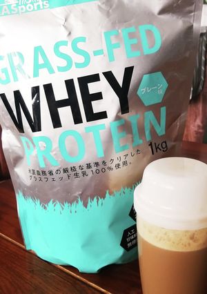 無添加プロテインで☆無糖カフェオレ風！-レシピのメイン写真