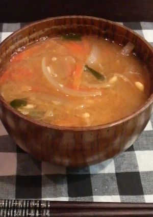 簡単！納豆好きの野菜たっぷりピリ辛納豆汁-レシピのメイン写真