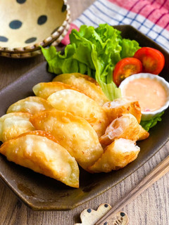 エビとはんぺんの揚げ餃子♩-レシピのメイン写真
