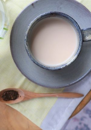 ほうじ茶ラテ-レシピのメイン写真