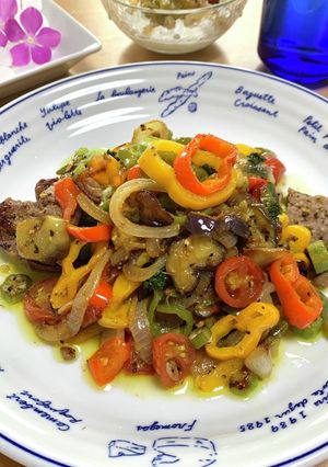 夏野菜と豚フィレのオイル焼き-レシピのメイン写真