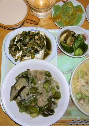 もやし・シメジ・冷凍オクラコンソメスープ-レシピのメイン写真