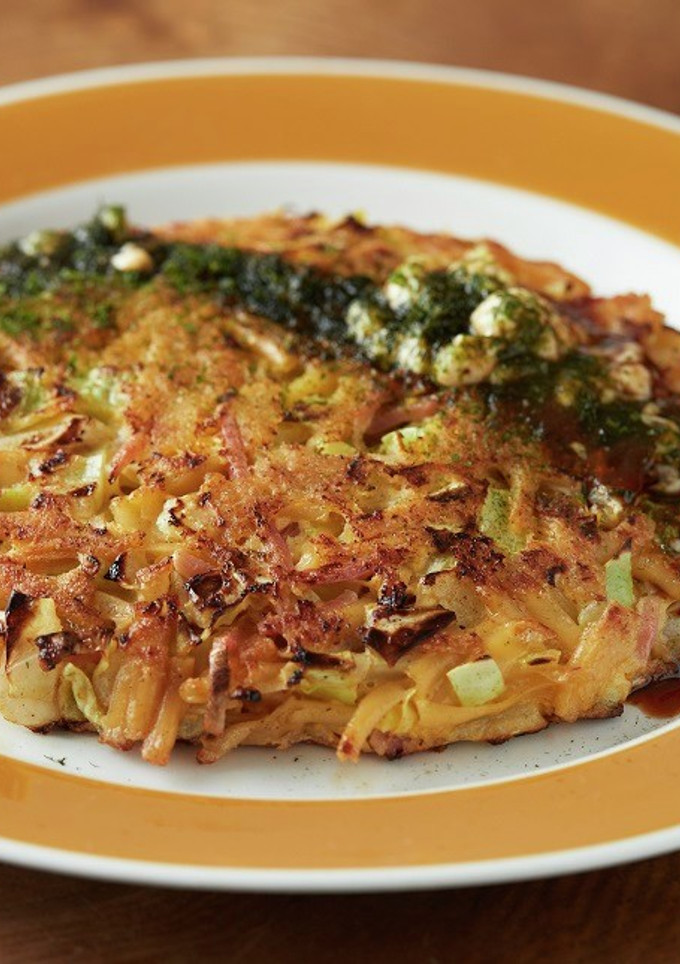 小麦粉不使用なのにもちもち！お好み焼き-レシピのメイン写真