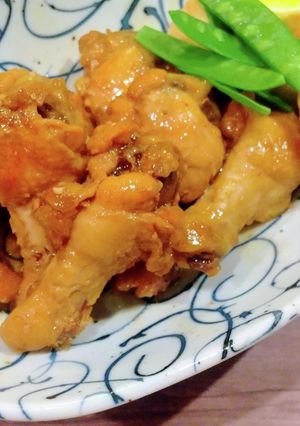 鳥手羽元肉のこっくり煮-レシピのメイン写真