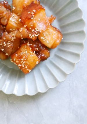 鶏もも肉と長いものヤムニョムチキン-レシピのメイン写真
