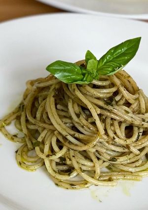 バジル香る、ジェノベーゼパスタ-レシピのメイン写真
