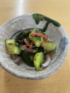 切って和えるだけ、梅きゅうり-レシピのメイン写真
