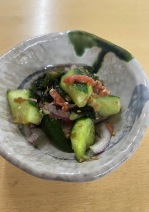 切って和えるだけ、梅きゅうり-レシピのメイン写真