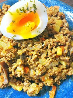 カレー粉で作る!夏野菜ドライカレー-レシピのメイン写真