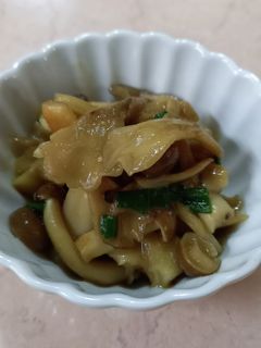 簡単☆きのこのネギ味噌炒め-レシピのメイン写真