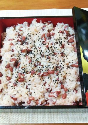 無水鍋で炊く お赤飯-レシピのメイン写真