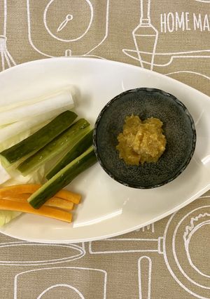 肉みそ＆温野菜-レシピのメイン写真