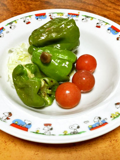 まるごとピーマン①-レシピのメイン写真