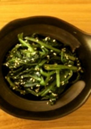 【基本】ほうれん草のごまあえ-レシピのメイン写真