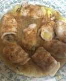 レンジで簡単、ゼスプリキウイの肉巻き
