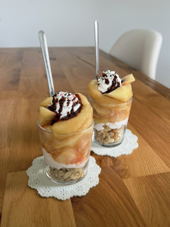 桃のミニパフェ-レシピのメイン写真