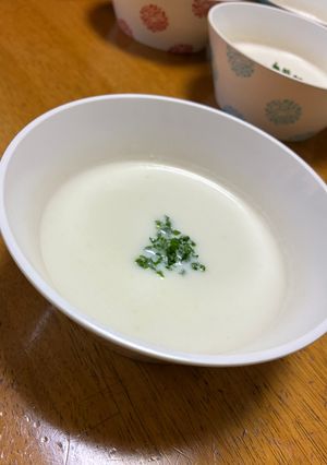 新玉ねぎの冷たいポタージュスープ-レシピのメイン写真