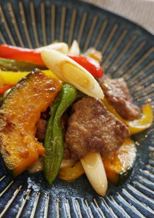 管理栄養士の牛肉と野菜の南蛮漬け-レシピのメイン写真