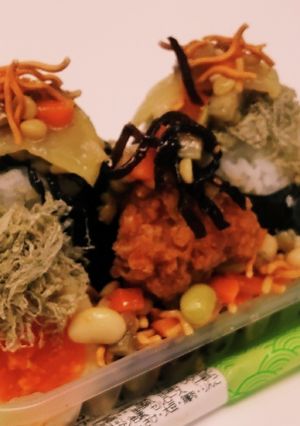 «ゆで玉子/唐揚ベビスタ豆サラダW昆布»-レシピのメイン写真
