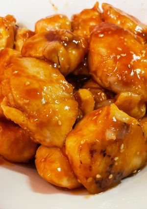 鶏胸肉で作る辛くないヤンニョムチキン-レシピのメイン写真