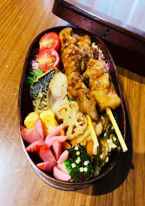焼き鳥わっぱ弁当♡-レシピのメイン写真