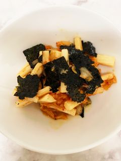 長芋とキムチと海苔のあえ物-レシピのメイン写真