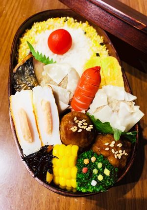 焼売and肉団子わっぱ弁当♡-レシピのメイン写真