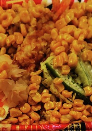 “天丼”&並々とコーン畑丼ガリチョンす-レシピのメイン写真
