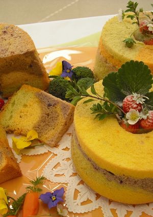 野菜たっっぷりのシフォンケーキ-レシピのメイン写真