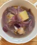 紫玉ねぎとボイルほたてのスープ