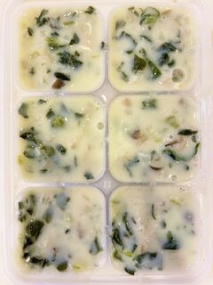 離乳食★しめじとほうれん草の豆乳スープ-レシピのメイン写真