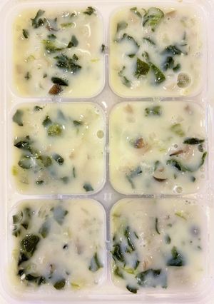離乳食★しめじとほうれん草の豆乳スープ-レシピのメイン写真