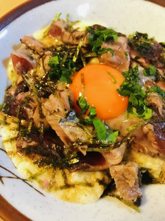 やまかけカツオのたたき丼-レシピのメイン写真