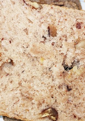 【自分用】栗とクルミの食パン（HB）-レシピのメイン写真