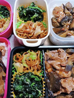 高校生息子、旦那、娘弁当(8/30)-レシピのメイン写真