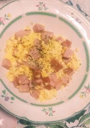 コロコロハムのスクランブルegg-レシピのメイン写真