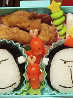 エネゴリくんとゴリ子ちゃんおにぎり弁当!-レシピのメイン写真