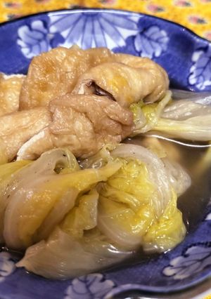 白菜と油あげの煮びたし-レシピのメイン写真