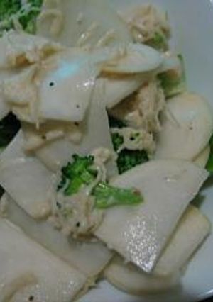 冬野菜とホタテのサラダ-レシピのメイン写真