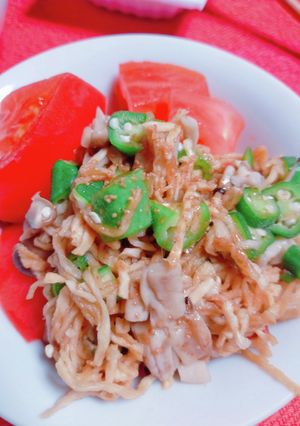 レンチンで秒速!!ねばサラダ-レシピのメイン写真
