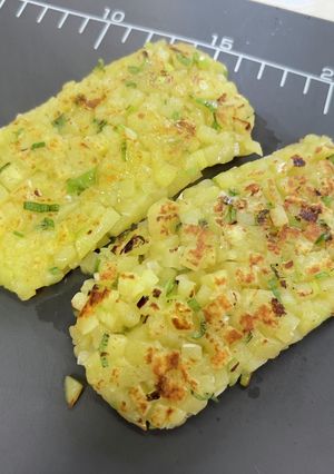 最強おつまみ ネギ味噌 ハッシュドポテト-レシピのメイン写真