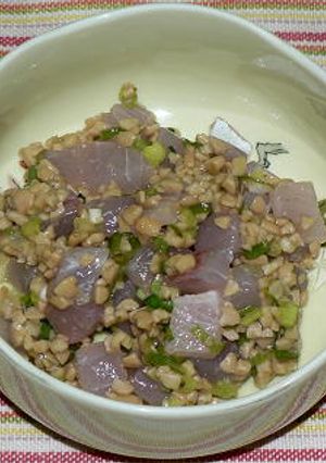 イサキの柚子胡椒納豆和え-レシピのメイン写真