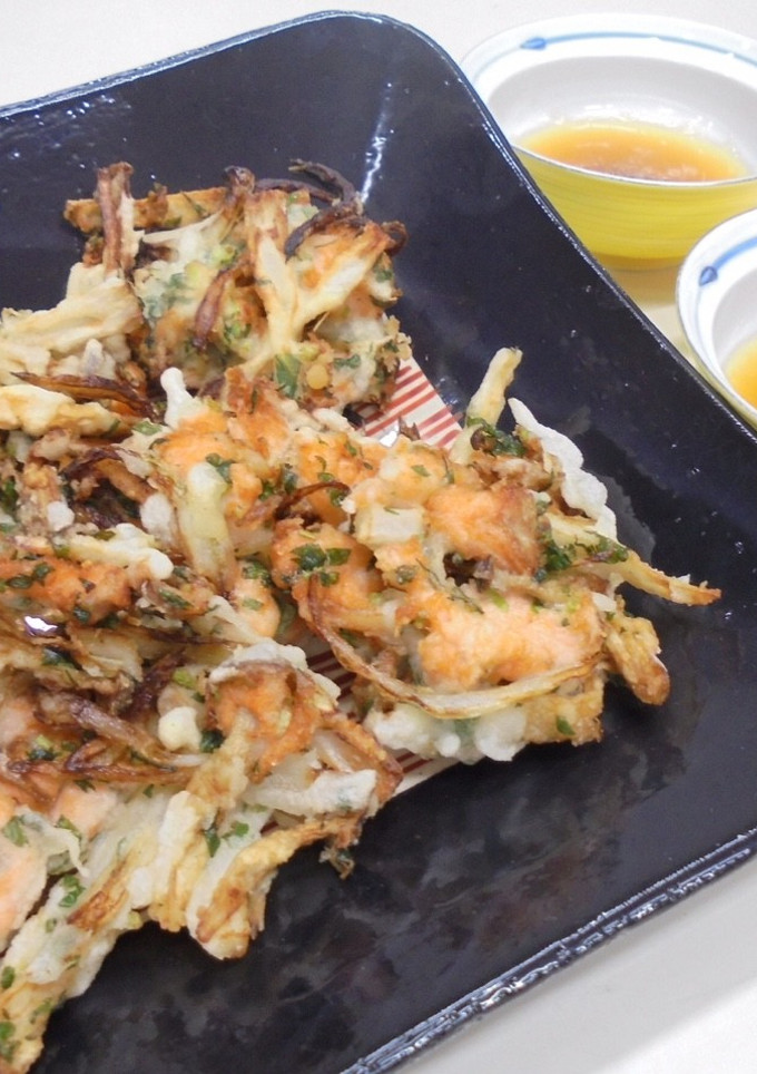 鮭のかき揚げ-レシピのメイン写真
