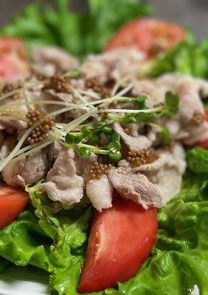 あぐー豚のプチプチサラダ-レシピのメイン写真
