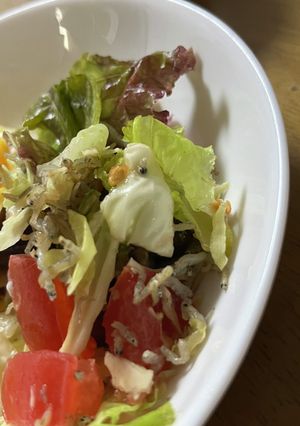 混ぜるだけなすとジャコサラダ-レシピのメイン写真
