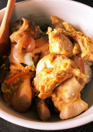 ささみと舞茸の親子丼-レシピのメイン写真